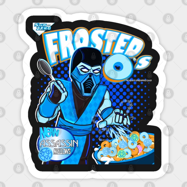 Frosted O's Sticker by jemarone